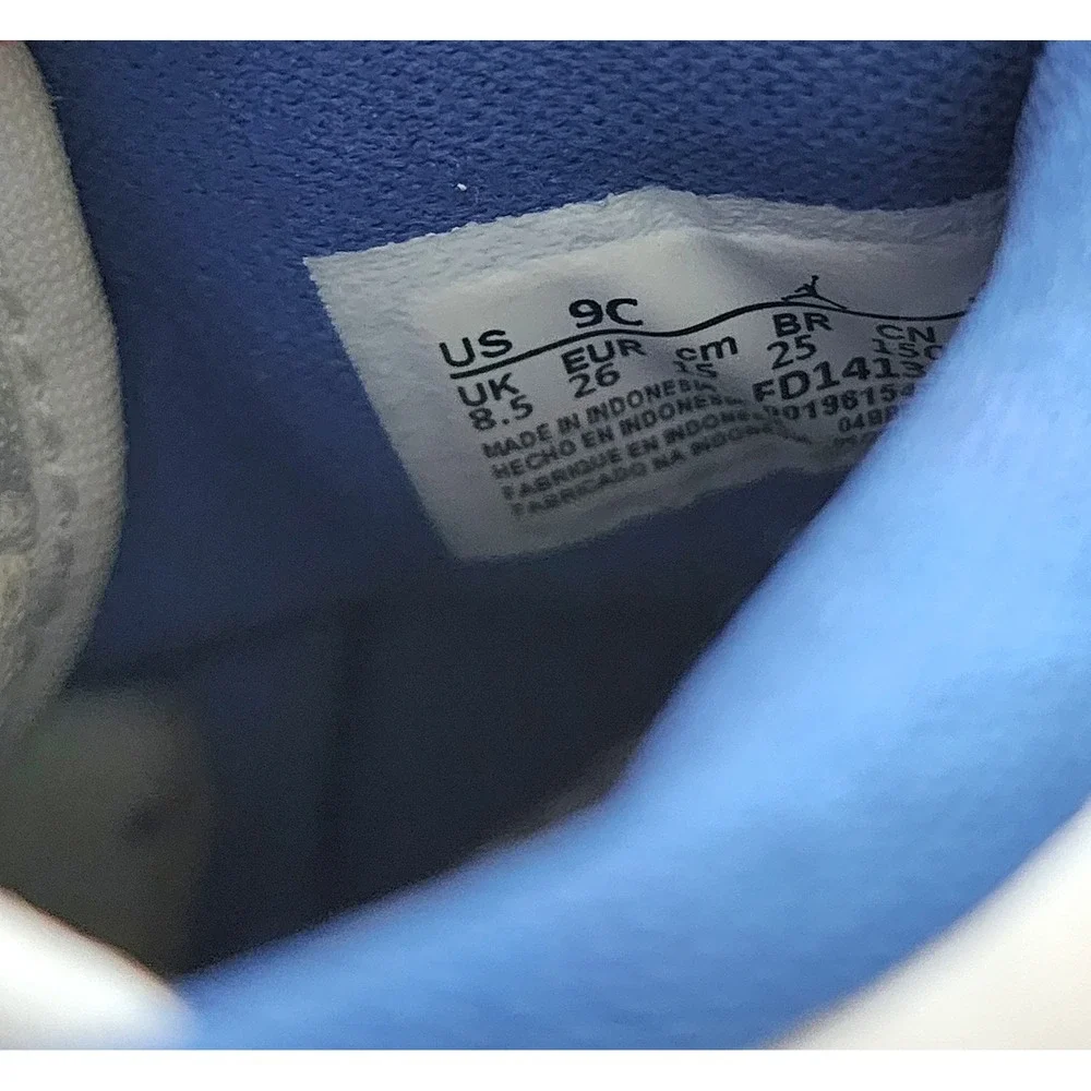 Nike Air Jordan 1 Retro High OG True Blue Toddler Shoes 9C